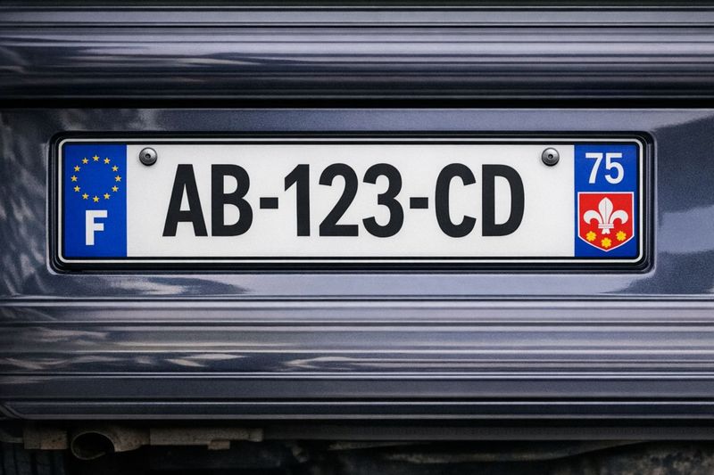 plaque immatriculation